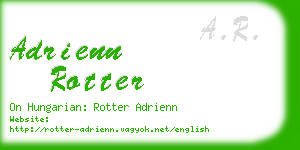 adrienn rotter business card